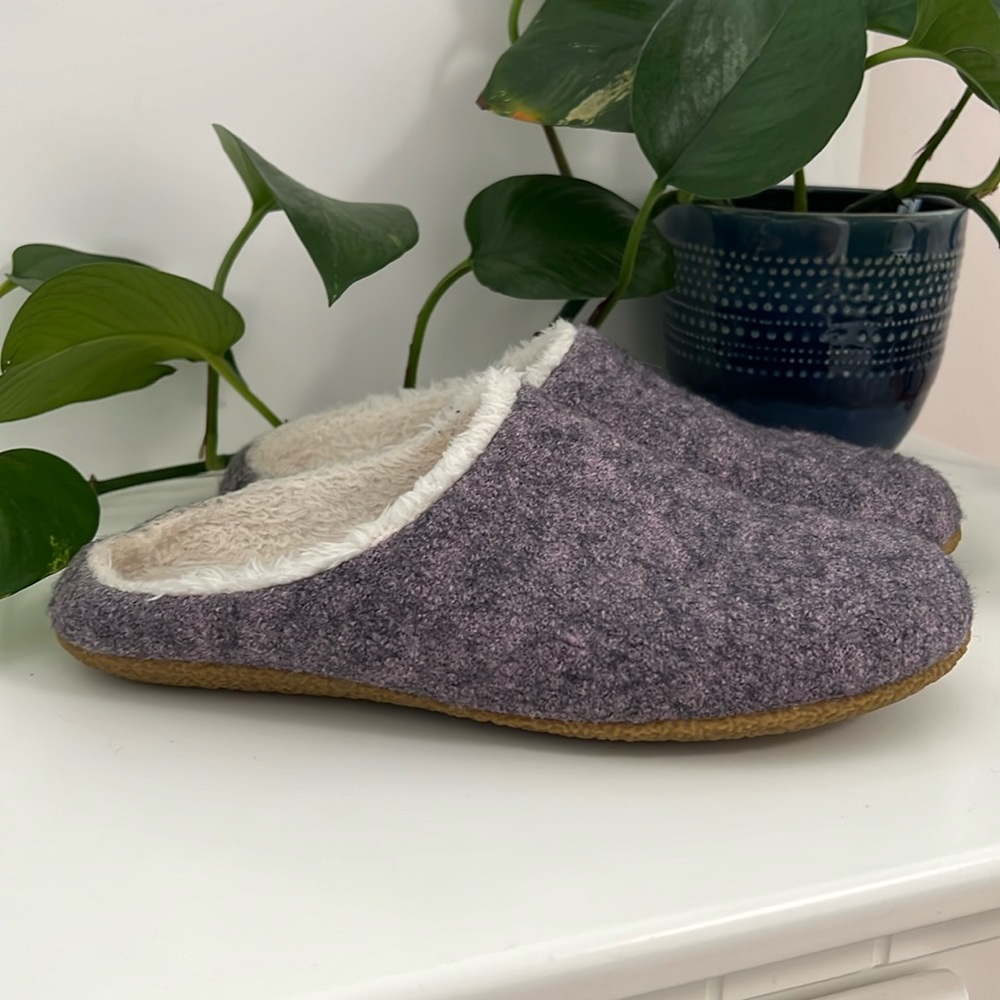 Softmoc Saturn 3 Purple Wool Slippers - Picture 3 of 12